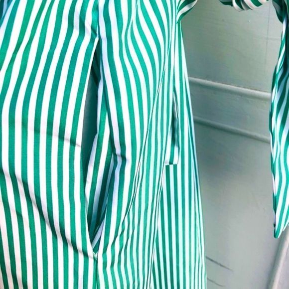 **English Factory Stripe Spaghetti Strap (Tie) Shoulder Dress - Picture 7 of 11